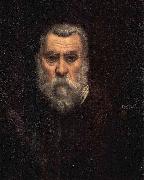 Jacopo Tintoretto Self-portrait. oil painting artist